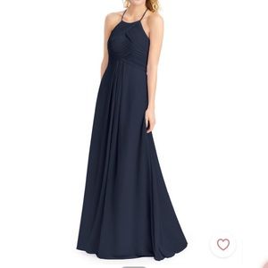 Azazie Dark Navy Ginger Dress